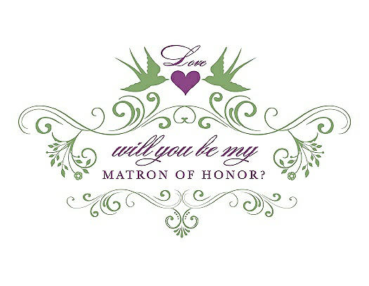 Will You Be My Matron of Honor Card - Classic