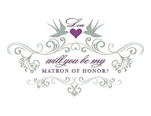 Will You Be My Matron of Honor Card - Classic
