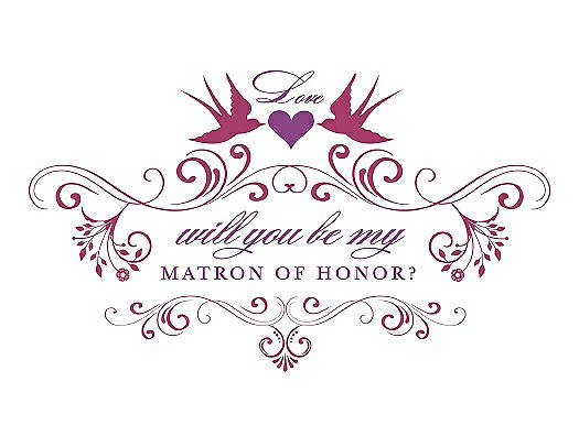 Will You Be My Matron of Honor Card - Classic