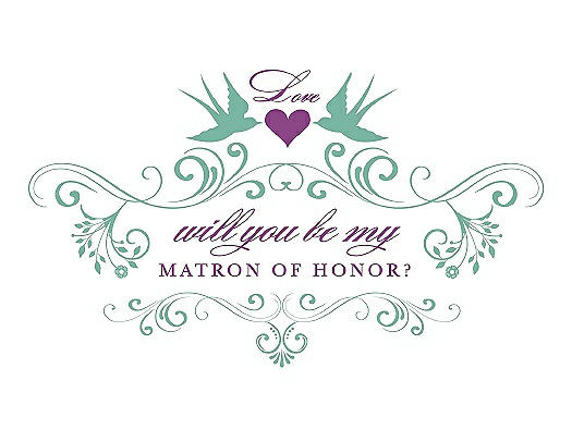 Will You Be My Matron of Honor Card - Classic