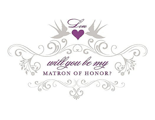 Will You Be My Matron of Honor Card - Classic