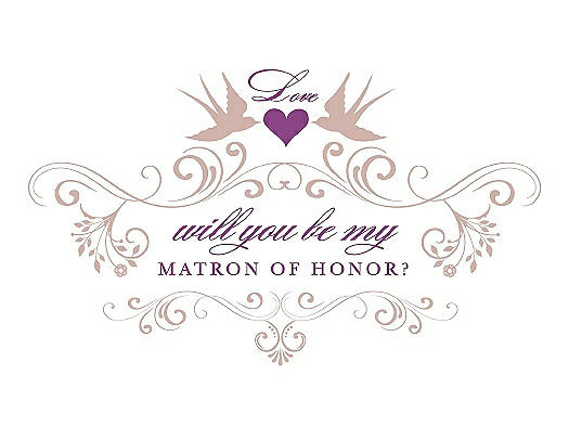 Will You Be My Matron of Honor Card - Classic