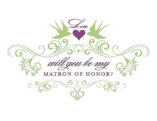 Will You Be My Matron of Honor Card - Classic