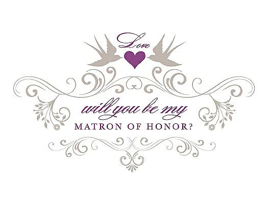 Will You Be My Matron of Honor Card - Classic