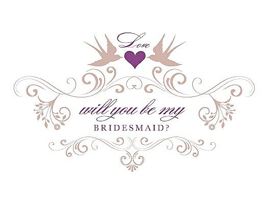 Will You Be My Bridesmaid Card - Classic