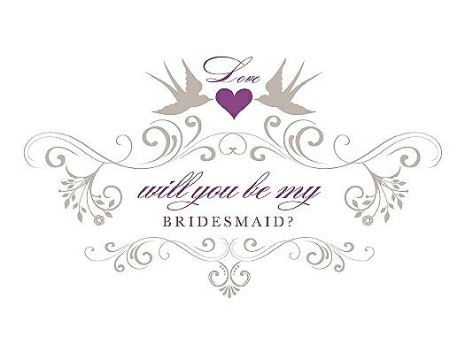 Will You Be My Bridesmaid Card - Classic