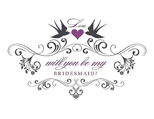 Will You Be My Bridesmaid Card - Classic