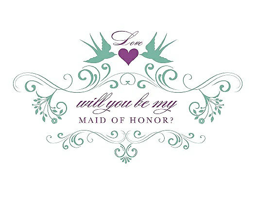 Will You Be My Maid of Honor Card - Classic