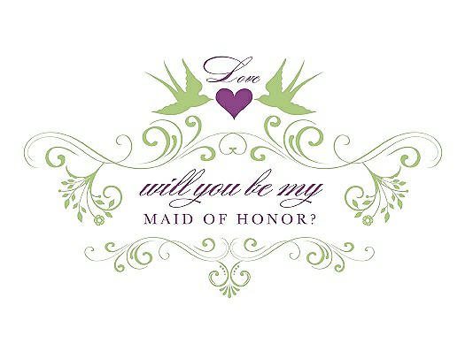 Will You Be My Maid of Honor Card - Classic