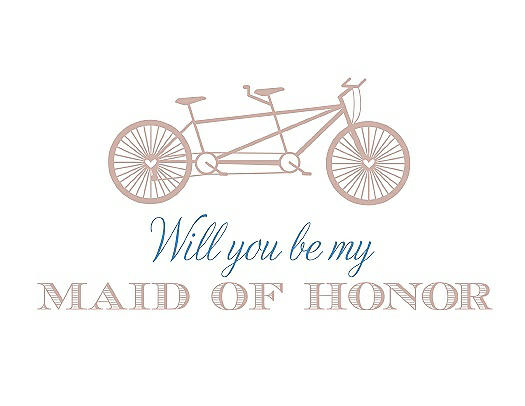 Will You Be My Maid of Honor - Bike