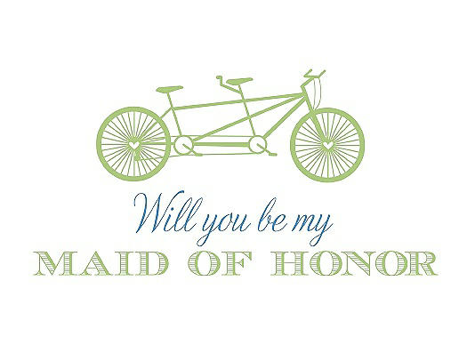 Will You Be My Maid of Honor - Bike