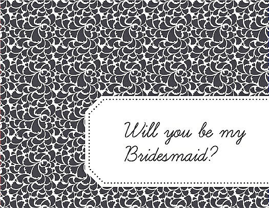 Will You Be My Bridesmaid Card - Petal