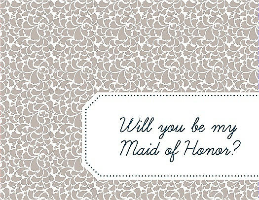 Will You Be My Maid of Honor Card - Petal