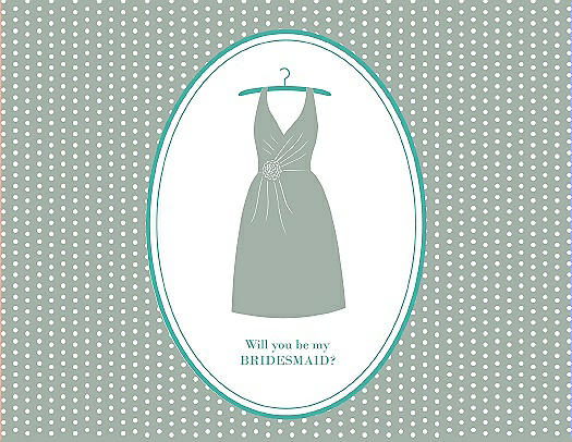 Will You Be My Bridesmaid Card - Dress