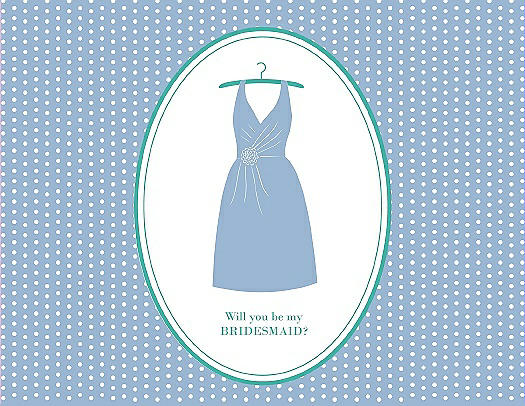 Will You Be My Bridesmaid Card - Dress