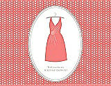 Front View Thumbnail - Ginger & Oyster Will You Be My Maid of Honor Card - Dress