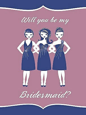 Will You Be My Bridesmaid Card - Girls