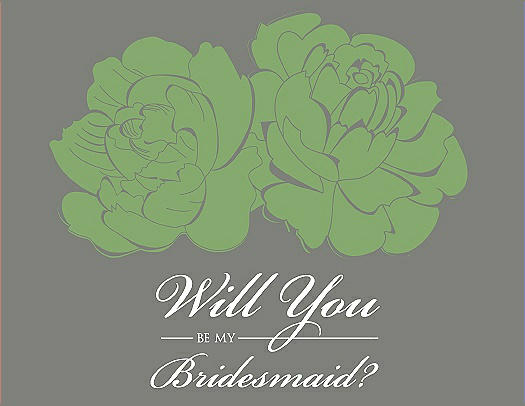 Will You Be My Bridesmaid Card - Flowers