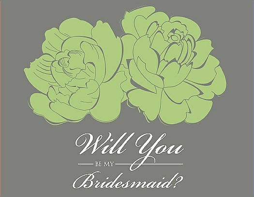 Will You Be My Bridesmaid Card - Flowers