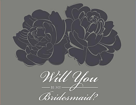 Will You Be My Bridesmaid Card - Flowers