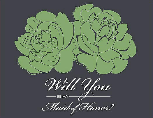 Will You Be My Bridesmaid Card - Flowers