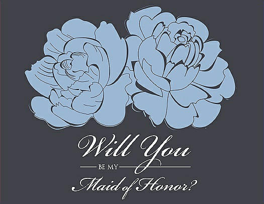 Will You Be My Bridesmaid Card - Flowers