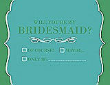 Front View Thumbnail - Capri & Juniper Will You Be My Bridesmaid Card - Checkbox