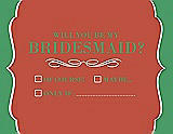 Front View Thumbnail - Fiesta & Juniper Will You Be My Bridesmaid Card - Checkbox