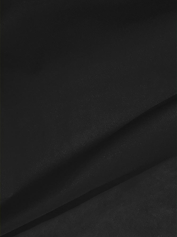 Front View - Black Matte Lining Fabric by the Yard