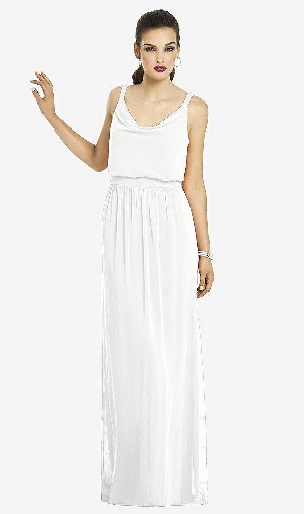 Front View - White After Six Bridesmaids Style 6666