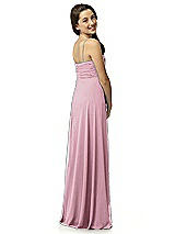 Rear View Thumbnail - Dusty Pink Junior Bridesmaid Style JR518