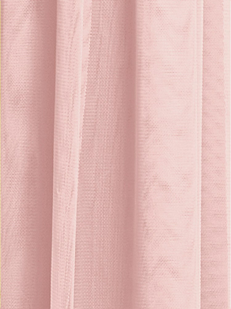 Front View - Rose Soft Tulle Fabric by the Yard