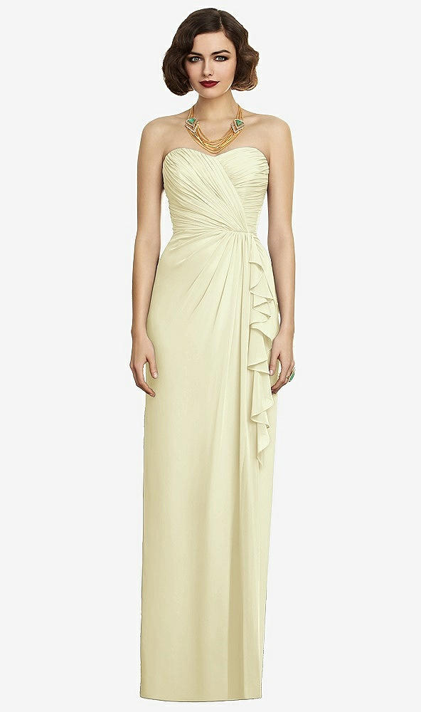 Front View - Butter Yellow Dessy Collection Style 2895