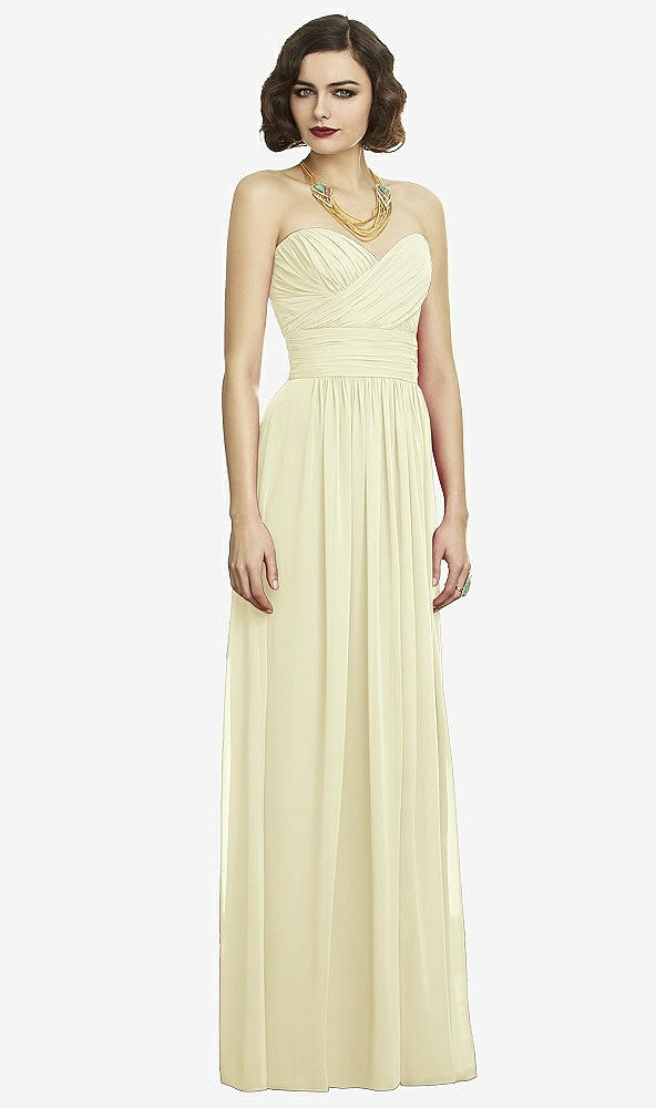 Front View - Butter Yellow Dessy Collection Style 2896