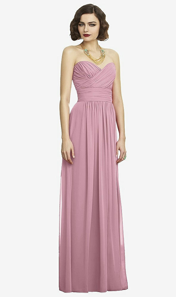 Front View - Dusty Pink Dessy Collection Style 2896