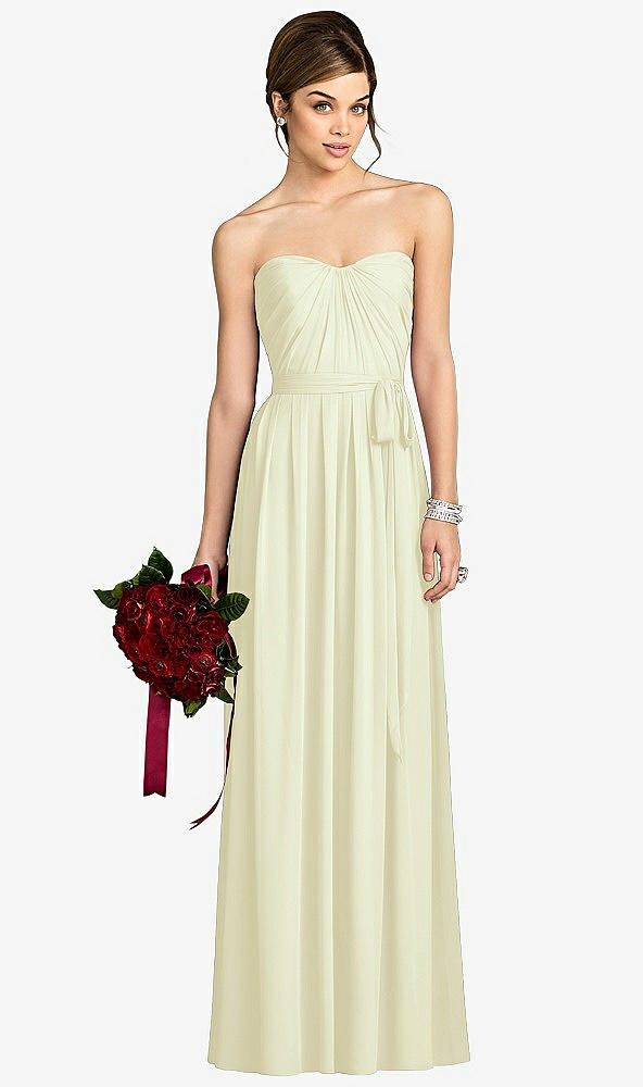 Front View - Butter Yellow After Six Bridesmaid Dress 6678