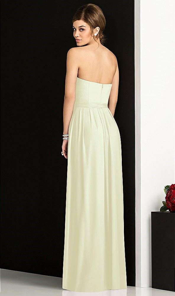 Back View - Butter Yellow After Six Bridesmaid Dress 6678