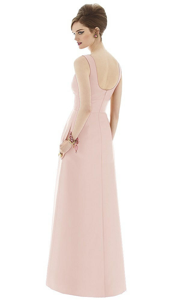 Back View - Blush Alfred Sung Bridesmaid Dress D659