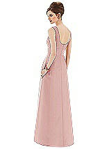 Rear View Thumbnail - Rose Alfred Sung Bridesmaid Dress D659