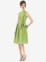 Front View Thumbnail - Mojito Alfred Sung Open Back Cocktail Dress D660