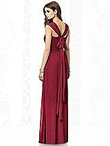 Rear View Thumbnail - Burgundy After Six Bridesmaid Dress 6693