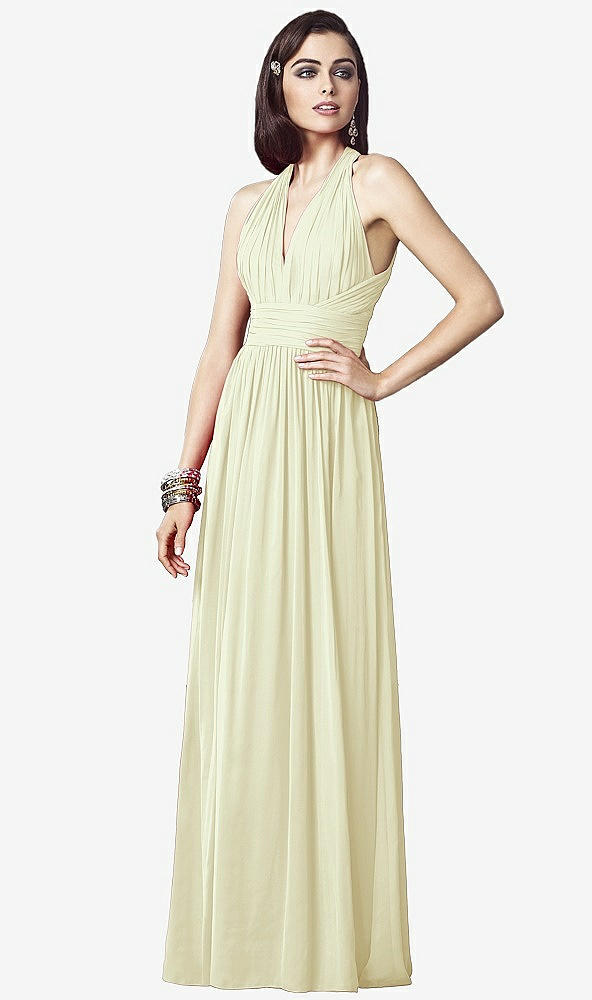 Front View - Butter Yellow Dessy Collection Style 2908