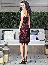 Rear View Thumbnail - Azalea & Black Dessy Collection Style 2911