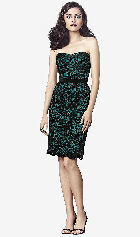 Front View - Jade & Black Dessy Collection Style 2911