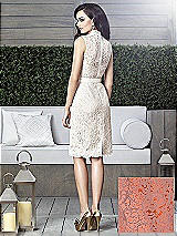 Alt View 2 Thumbnail - Tangerine Tango & Rose Dessy Collection Style 2912