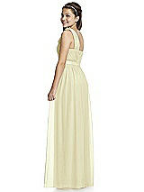 Rear View Thumbnail - Butter Yellow Junior Bridesmaid Dress JR526