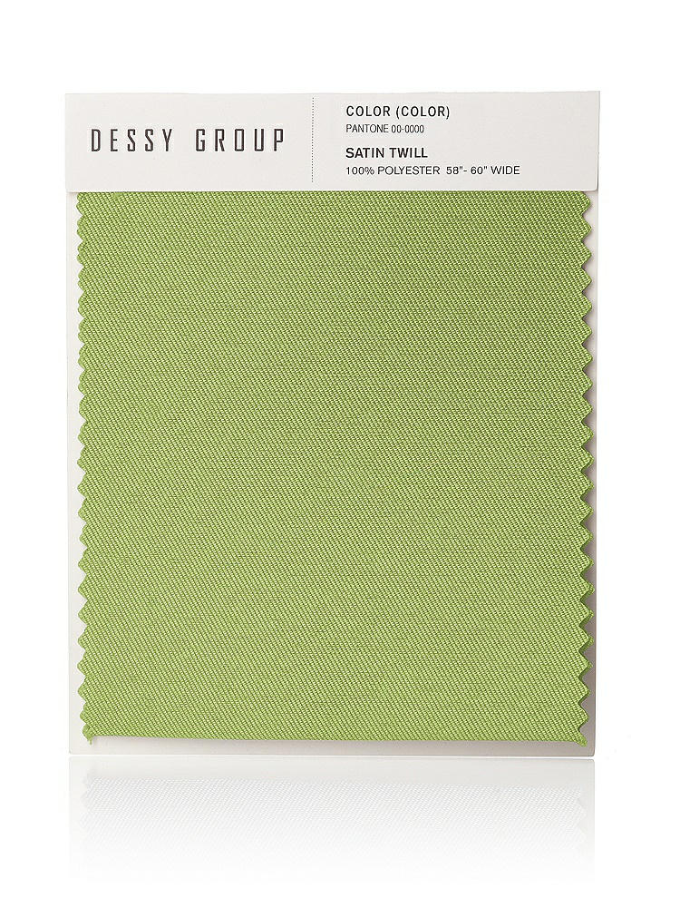 Front View - Mojito Satin Twill Swatch