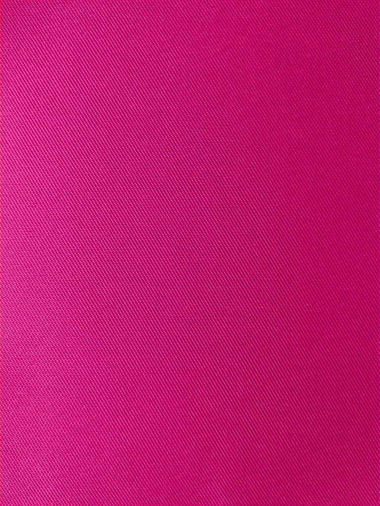 Front View - Think Pink Satin Twill Fabric by the Yard