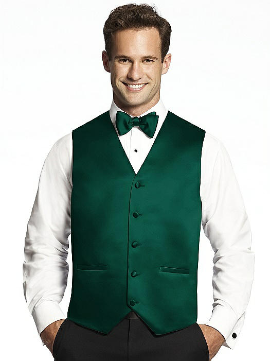 Matte Satin Tuxedo Vests by After Six