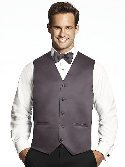 Matte Satin Tuxedo Vests by After Six